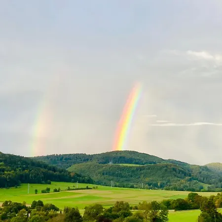 Atemberaubender Ausblick Mit Premium-Wanderwegen Vor Der Haustuer Apartment Albstadt Exterior photo